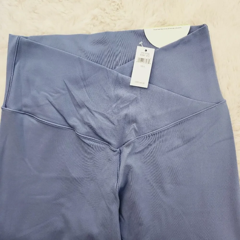 NWT Aerie Offline Real Me Crossover 7/8 Legging - Marbled Blue - Size Large - Picture 7 of 12